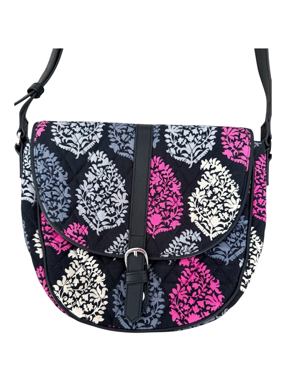 Vera Bradley Women’s Floral Quilted Crossbody Bag cozy, eclecticgrandpa, medium